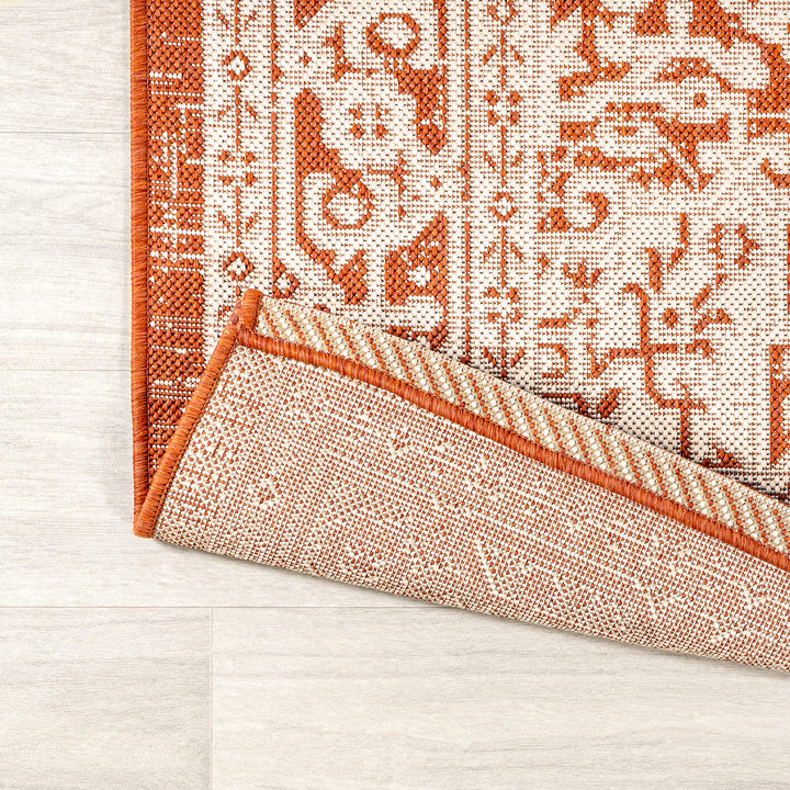 JONATHAN Y Rozetta Medallion Textured Weave Indoor/Outdoor Area Rug
