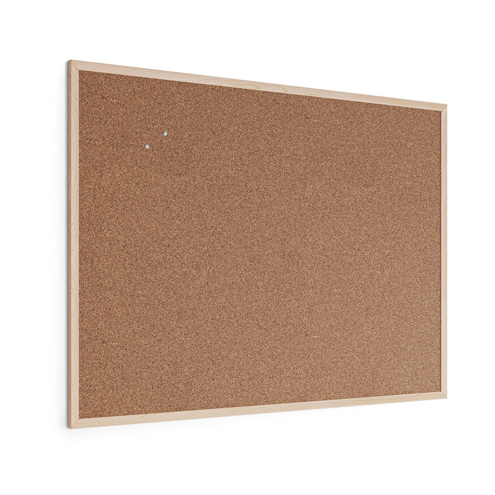 U Brands Cork Bulletin Board 35 x 47 Inches Light Birch Wood Frame (003U00-01)