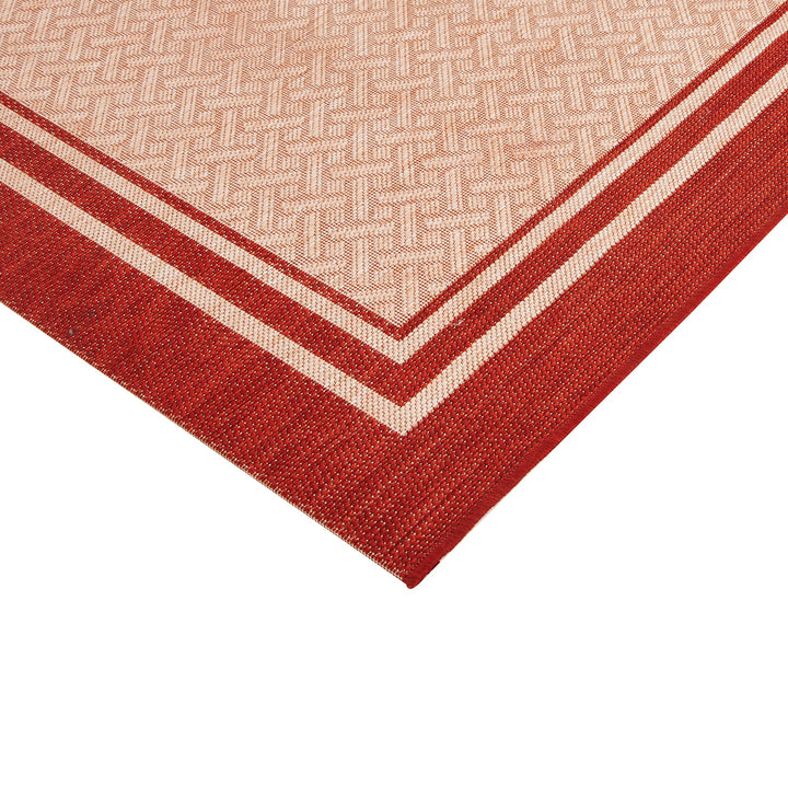 Gertmenian Indoor Outdoor Classic Flatweave Area Rug Stain & UV Resistant Carpet 7'10" x10'