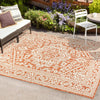 JONATHAN Y Rozetta Medallion Textured Weave Indoor/Outdoor Area Rug