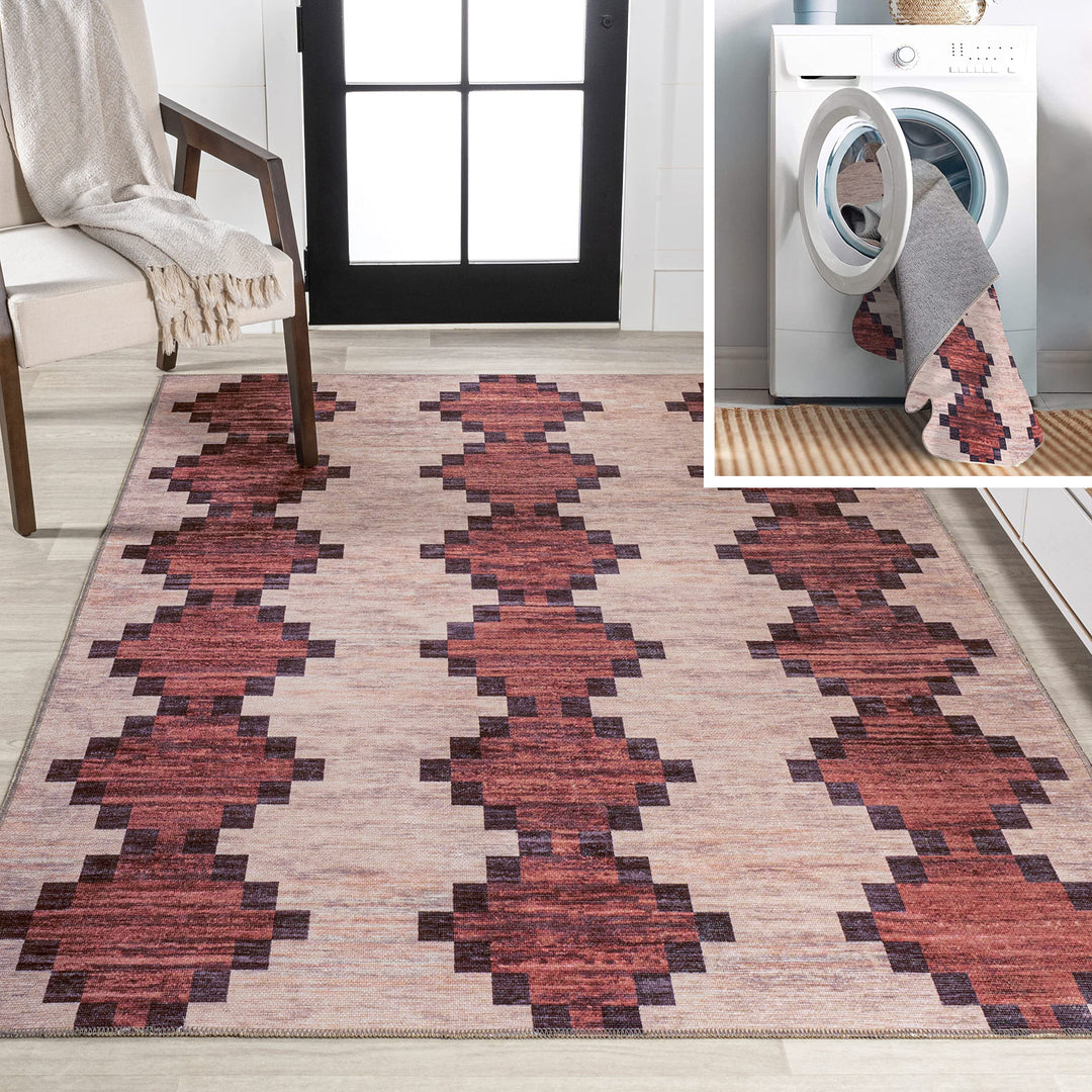JONATHAN Y WSH123A-3 Timantii Modern Trellis Kilim Indoor Area -rug Farmhouse 3 X 5
