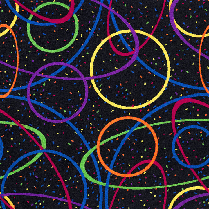 Looped Fluorescent Nylon Area Rug