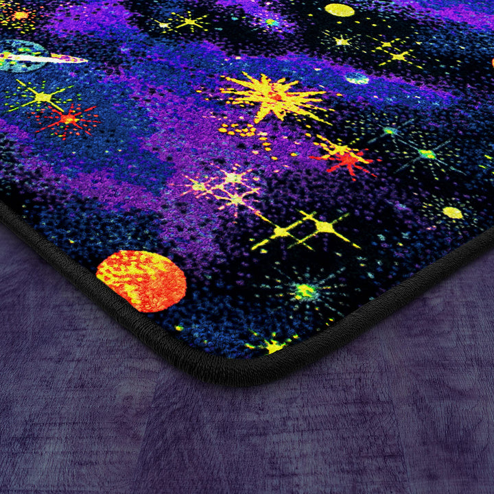 Joy Carpets Fluorescent Space Explorer Area Rug
