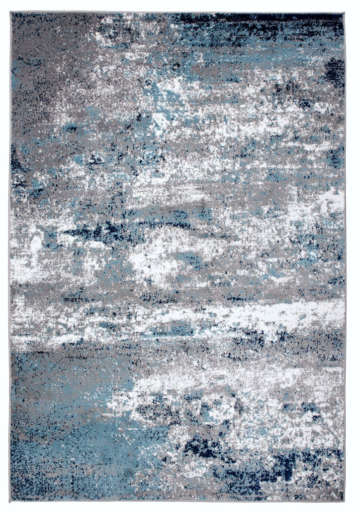 Rugshop Distressed Abstract Watercolor Area Rug