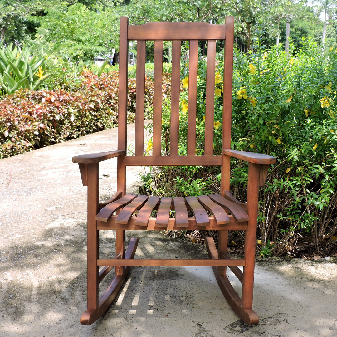 Merry Products MPG-PT41110 ocking Chair northbeam Natural Stained Traditional - Diamond Home USA