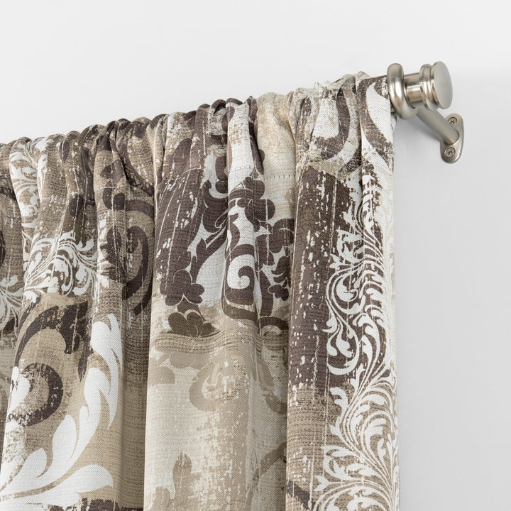 Eclipse hiswick Darkening Modern Farmhouse Blackout Thermal Rod Pocket Window 84 Inches - Spa - Diamond Home USA