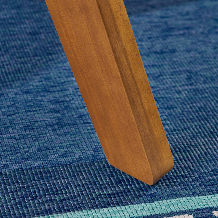 Christopher Knight Home Brigitte Outdoor Round Acacia Wood Bistro Table with X Teak - Diamond Home USA