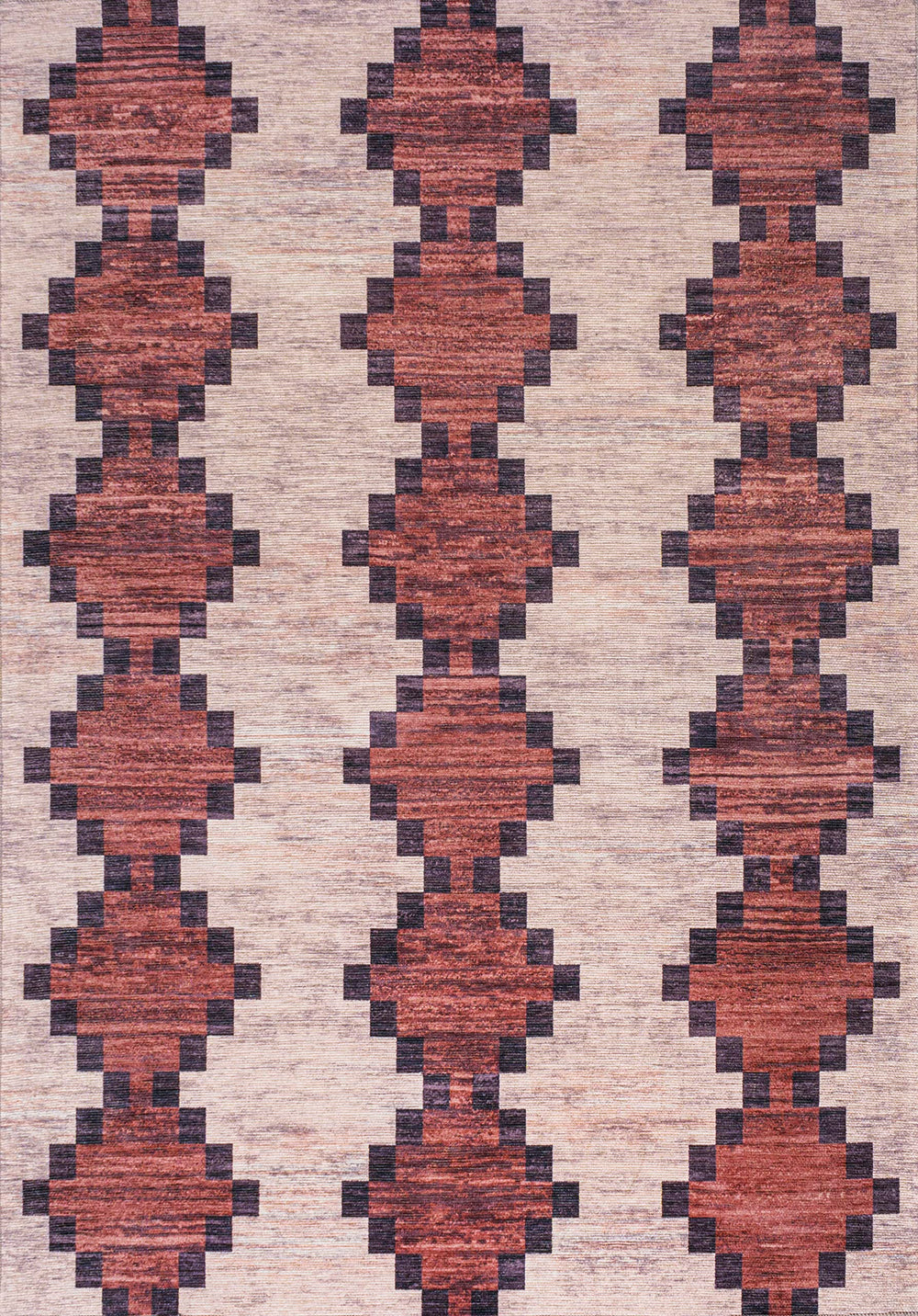 JONATHAN Y Siksak Bohemian Medallion Textured Weave Machine Washable Area Rug