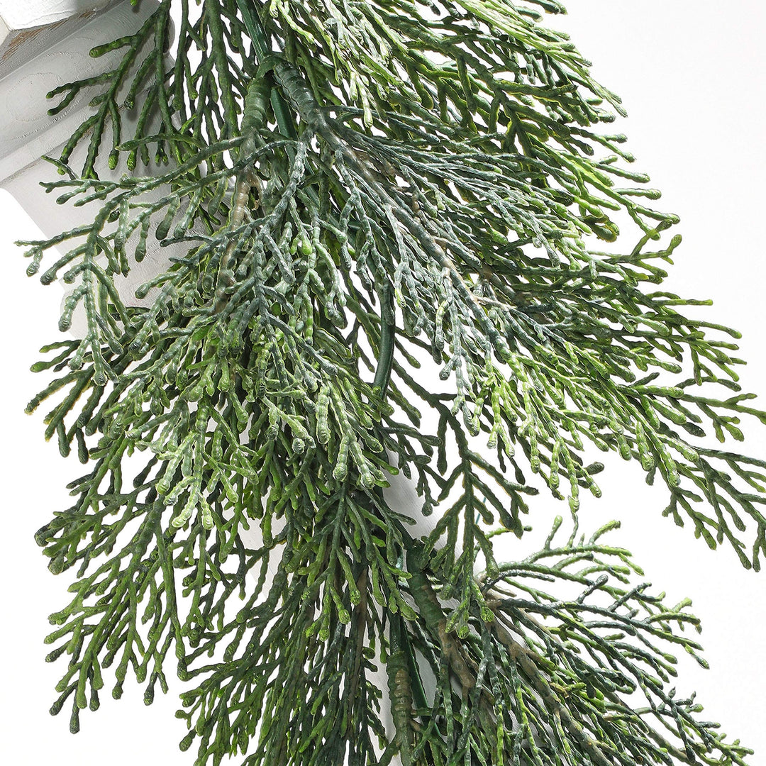 72" Plastic Cedar Greenery Garland Un-lit - Diamond Home USA