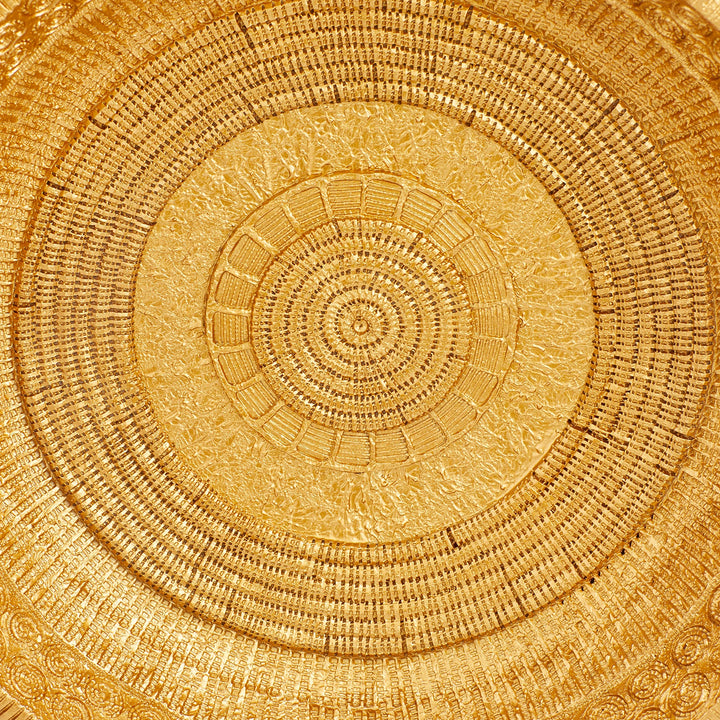 Gold Polystone Glam Sculpture 20 X 13 6 Abstract Polyresin - Diamond Home USA