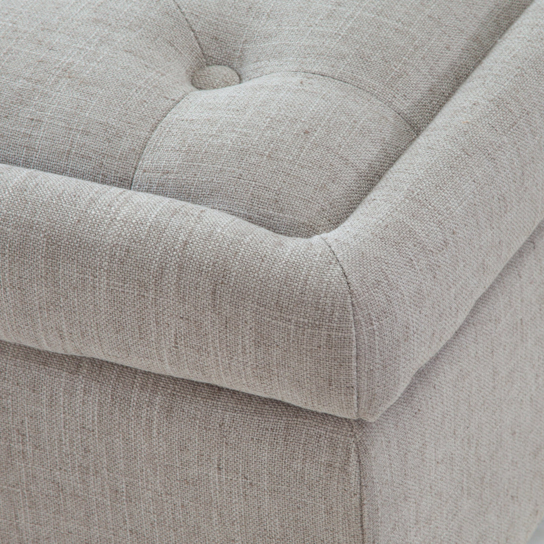 Best Selling Carolina Fabric Storage Ottoman