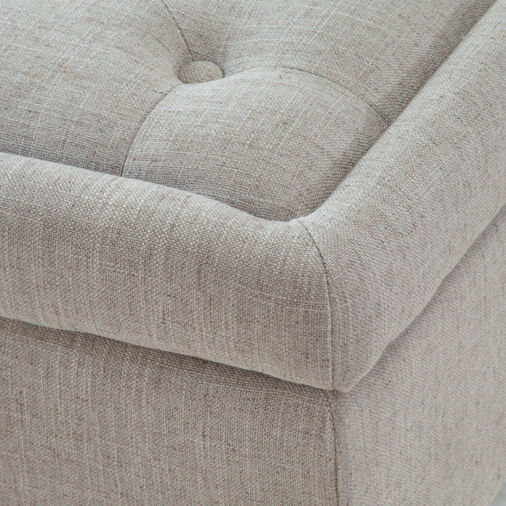 Best Selling Carolina Fabric Storage Ottoman