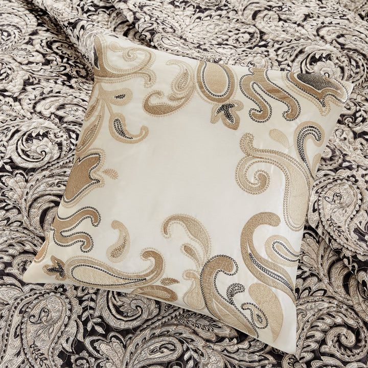 6 Piece Earthy Floral Paisley Theme Coverlet Set King/Cal King Size All Over - Diamond Home USA