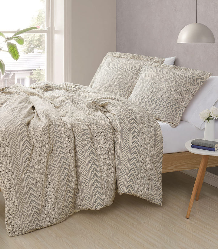 Brooklyn Loom Comforter Set Full/Queen Chase - Diamond Home USA