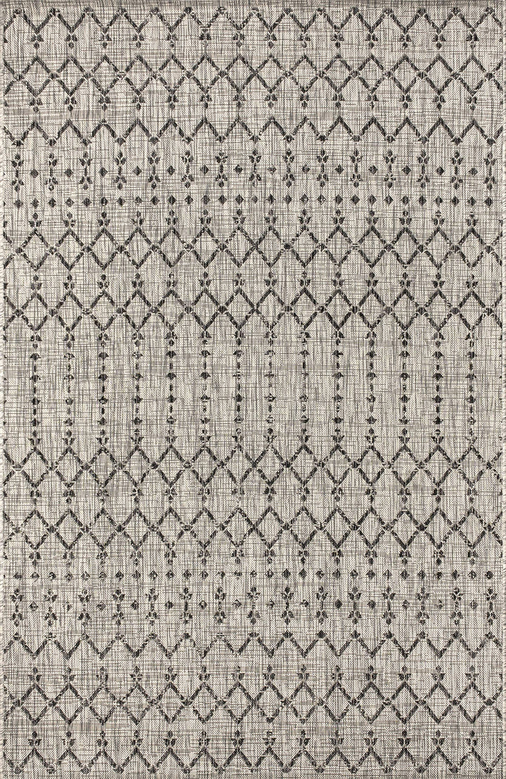 JONATHAN Y Trebol Moroccan Geometric Textured Weave Indoor/Outdoor Area Rug