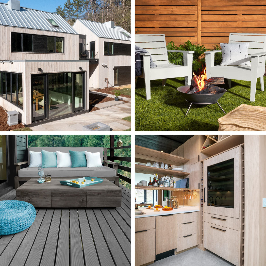 Cabot Wood Toned Stain + Sealer Low VOC Exterior Natural Wood Stain Pacific - Diamond Home USA