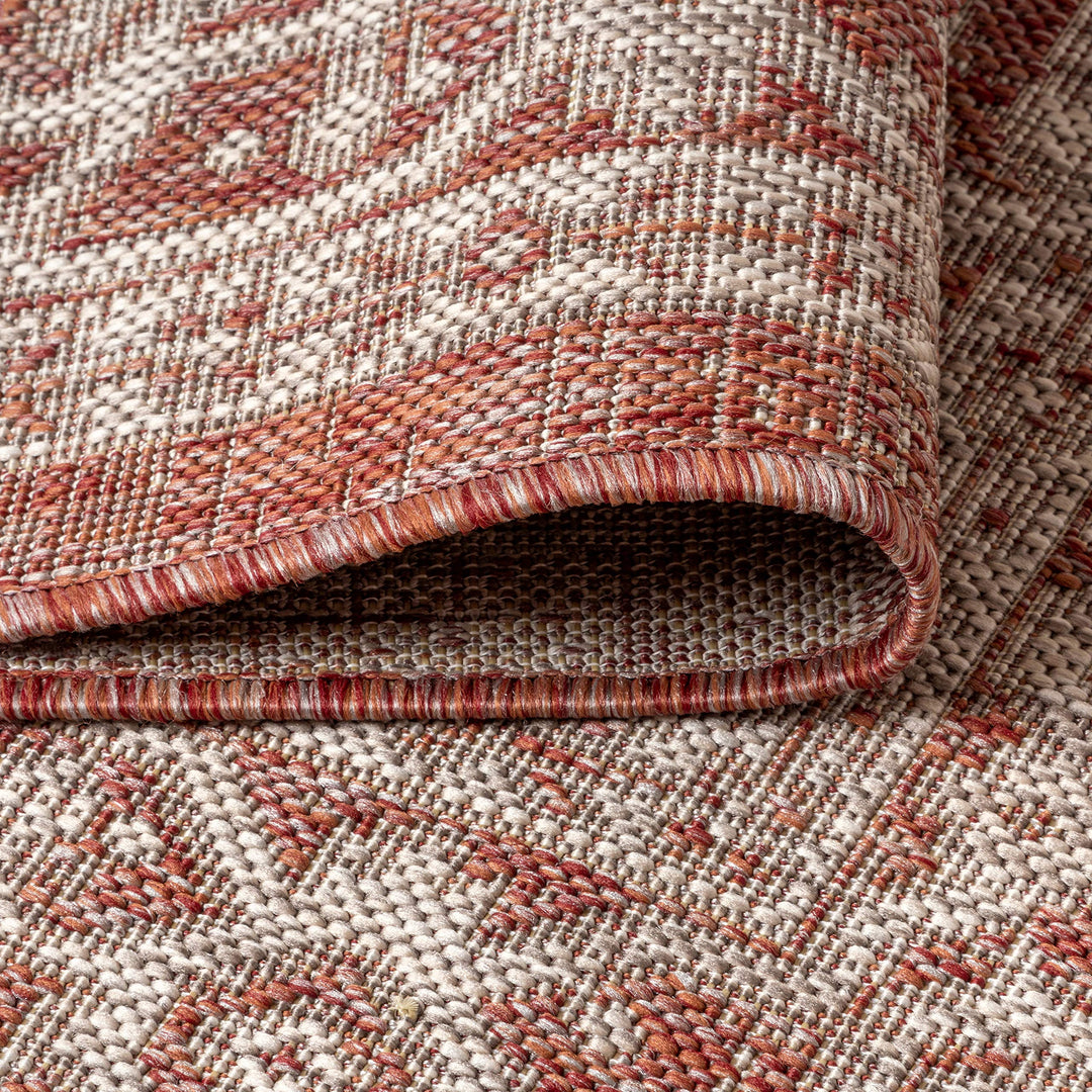 JONATHAN Y Rozetta Medallion Textured Weave Indoor/Outdoor Area Rug