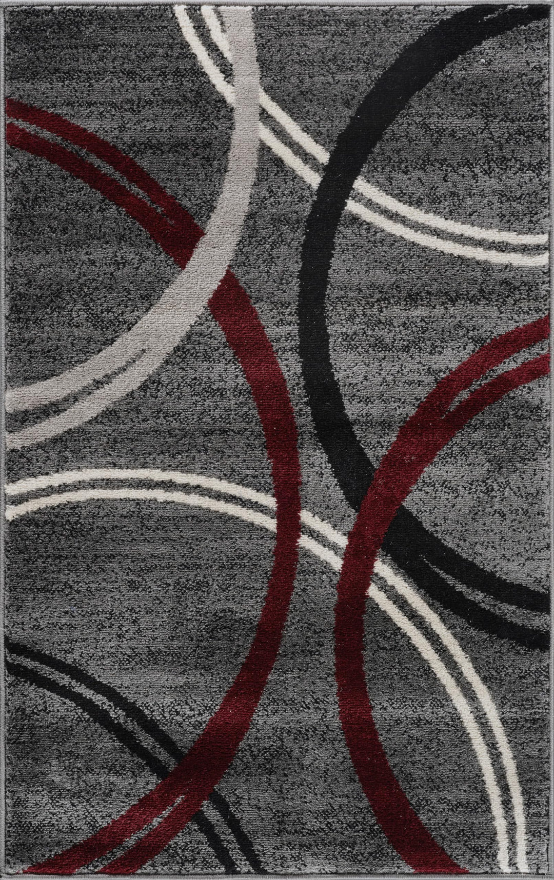 Rugshop Contemporary Abstract Circles Design Area Rug