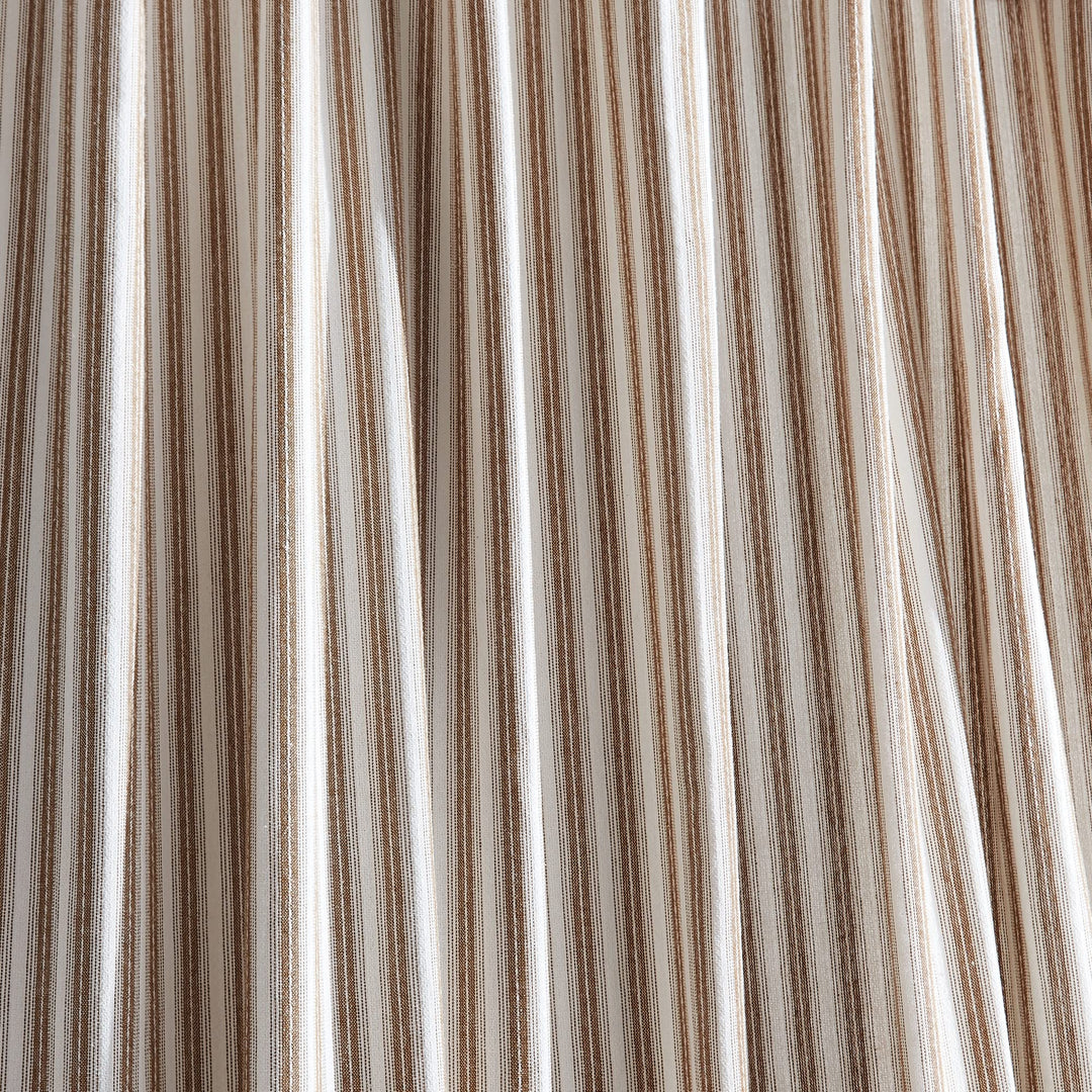 G.H. Bass & Co. Striped Curtains - Peak Stripe - 2 Panels 50 x 95 Inches - Light - Diamond Home USA