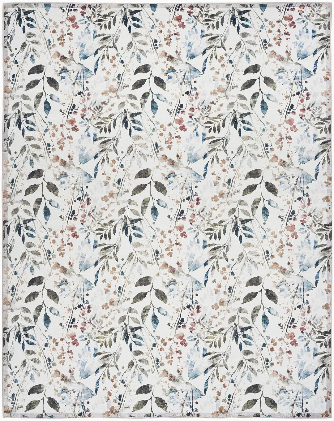 Nourison Nourison Washables Floral Ivory Multicolor 8' x 10' Area -Rug Easy - Diamond Home USA