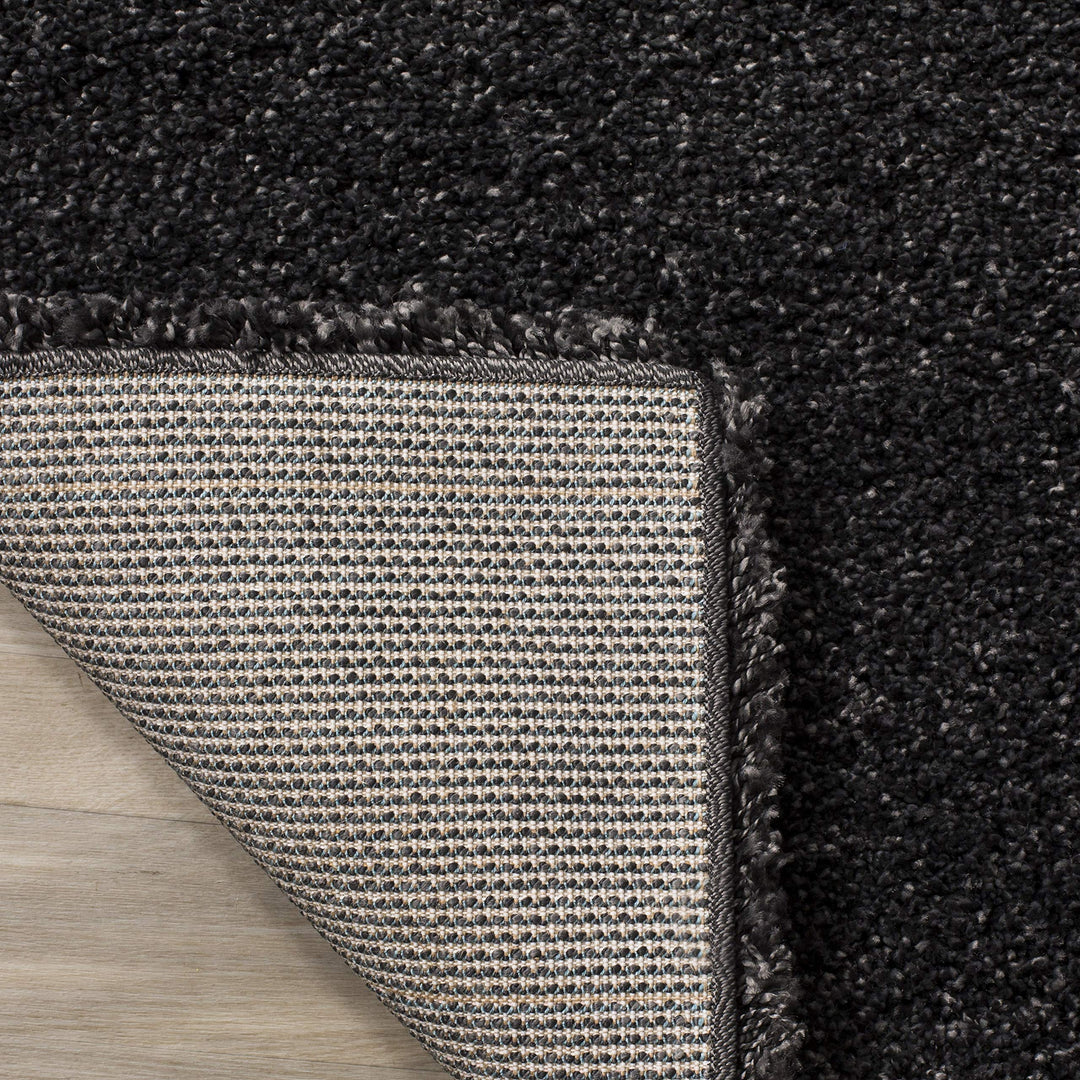 SAFAVIEH Milan Shag Collection Accent Rug - 2' x 4' Dark Grey Solid Design - Diamond Home USA