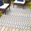 JONATHAN Y SMB108I-9 Ourika Moroccan Geometric Textured Weave Indoor Outdoor 9 X 12 - Cream/Black