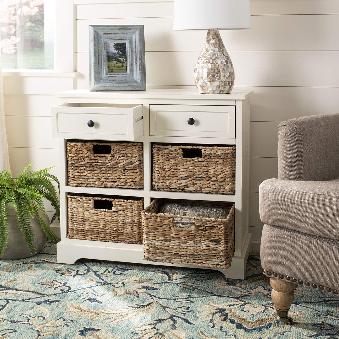 Safavieh American Homes Collection Herman Vintage Grey Storage Unit - Diamond Home USA