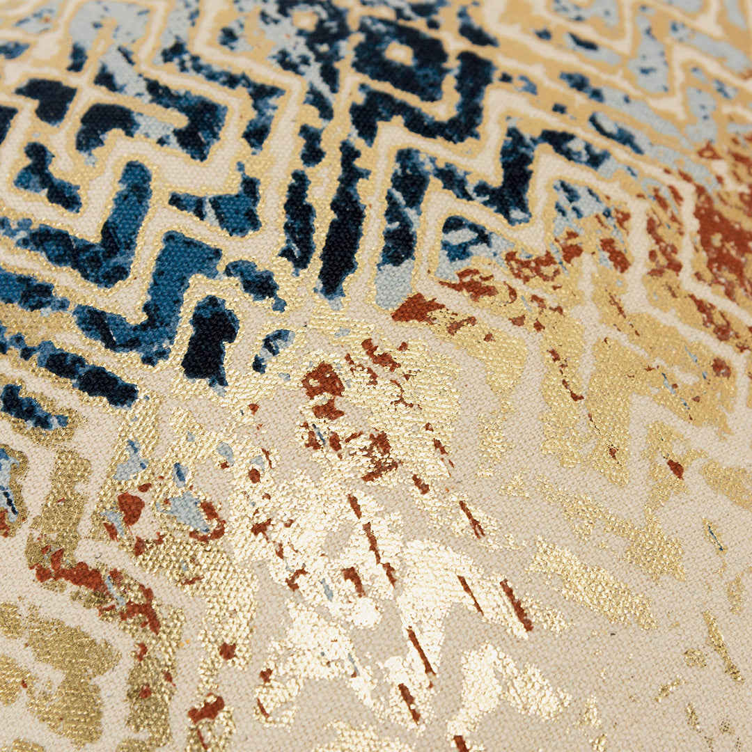 Rizzy Home Geometric 20" x 20" Cotton Pillow Cover in Multi-Color - Diamond Home USA