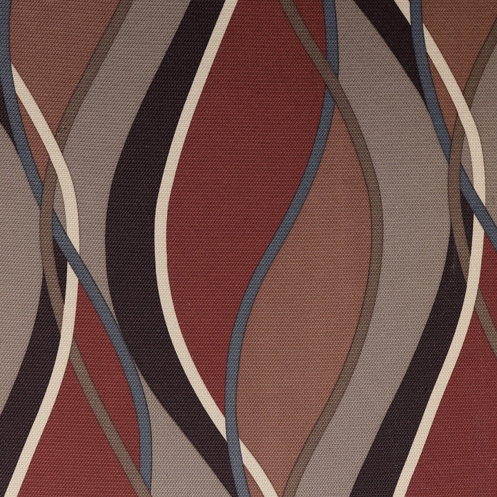 No. 918 Intersect Ogee Print Semi-Sheer Grommet Curtain Panel