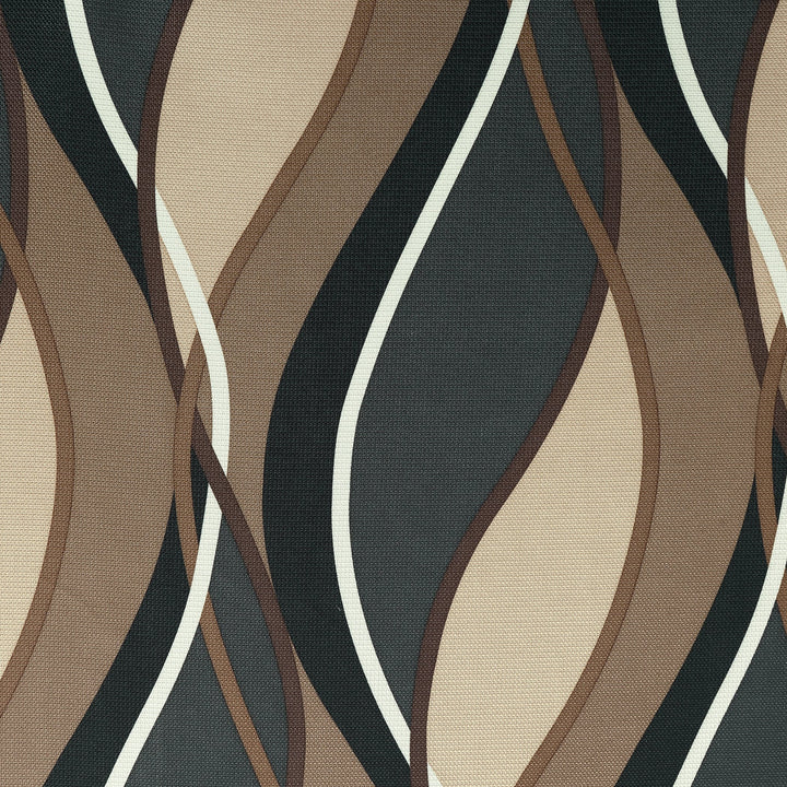 No. 918 Intersect Ogee Print Semi-Sheer Grommet Curtain Panel