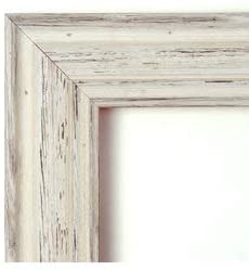 Large Country Whitewash Wall Mirror White Rustic Shabby Chic Beveled Glass Includes Hardware - Diamond Home USA