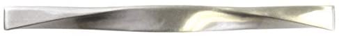 Contemporary 8 inch Twist Stainless Steel Finish Cabinet Bar Pull Handle (Set 10) Grey Nickel - Diamond Home USA
