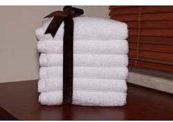 Plush Soft Twist Turkish Cotton White Washcloth (Set 6) Solid Color - Diamond Home USA