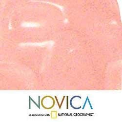 Handmade Rose Quartz Pink Skull Statuette (Brazil) Stone - Diamond Home USA