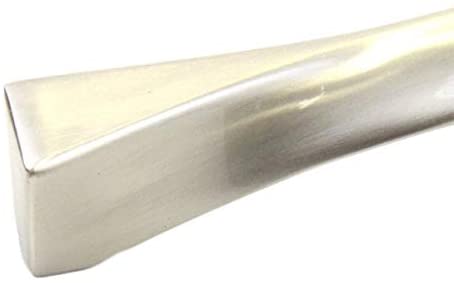 Contemporary 8 inch Twist Stainless Steel Finish Cabinet Bar Pull Handle (Set 10) Grey Nickel - Diamond Home USA