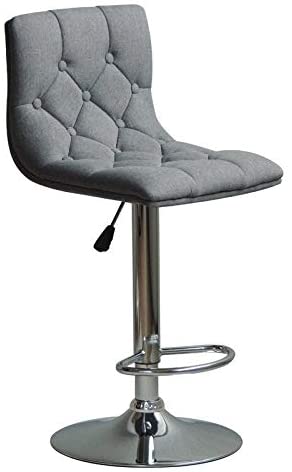 Adjustable Height Swivel Barstool (Set 2) Grey id Century