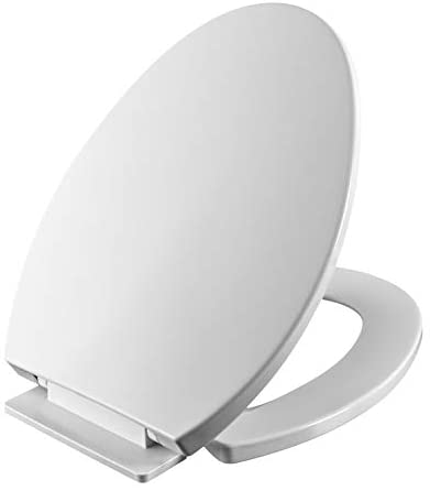 Slow Close Elongated Toilet Seat Cover Easy Install Clean