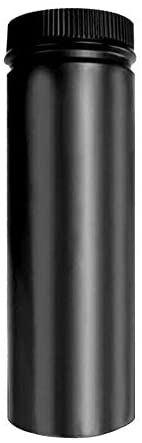 6" X 12" Black Matte Double Wall Smoke Pipe