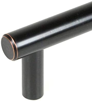 Oil Rubbed Bronze Cabinet 12 inch Bar Pull Handles (Case 4) Brown Metal Finish - Diamond Home USA