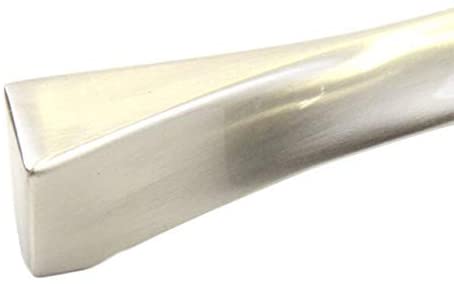 Contemporary 8 inch Twist Stainless Steel Finish Cabinet Bar Pull Handle (Set 5) Grey Nickel - Diamond Home USA