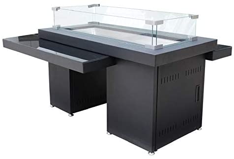 MISC Patio Heaters Glass Wind Screen 28 75" X 14" 25" l X 5 w X 5 h Clear