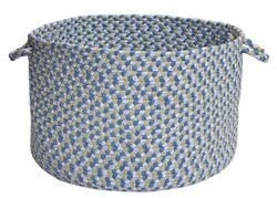 Pinwheel Blue Colored Basket