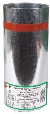 Galvanized Steel Roll Flashing Silver 12 H X 50 Ft L W