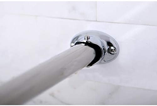 Plus Curved Shower Rod Silver Finish