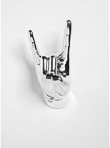 Interior Illusions Plus Silver Rock Hand Wall Mount 8 5"