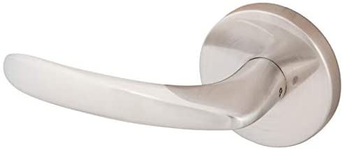 Satin Nickel Entrance Lever Modern Deadbolt Levers Steel Includes Hardware