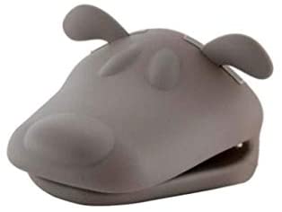 Durable Silicone Dog Shaped Oven Mitt Brown
