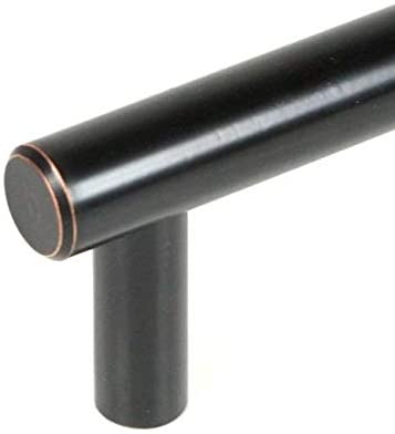 6 inch (150mm) Solid Oil Rubbed Bronze Cabinet Bar Pull Handles (Case 5) Metal Finish - Diamond Home USA