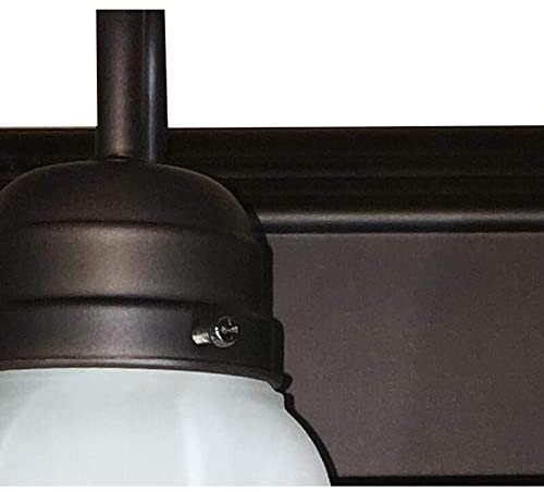 2 Light Vanity Light Oil Rubbed Bronze Black Modern Contemporary Transitional Metal Energy Efficient - Diamond Home USA