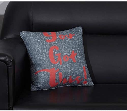 Daily Motivation Decorative Throw Pillow 16" X Grey Abstract